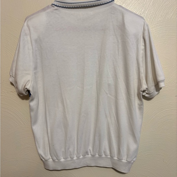 Cricket Lane White and Blue Polo Shirt - Picture 7 of 7